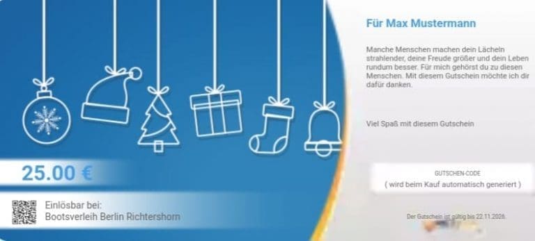 Bon cadeau Berlin Idée Noël 2 Cadeau 1
