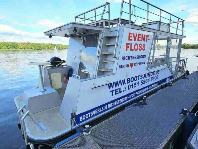 Floss mieten Berlin Eventfloss 2 Partyfloss 16 Pers mit WC